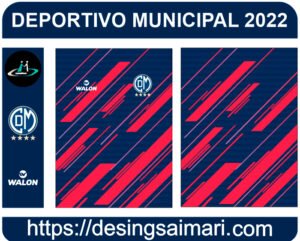 CAMISETA ALTERNA FUTBOL DEPORTIVO MUNICIPAL 2022