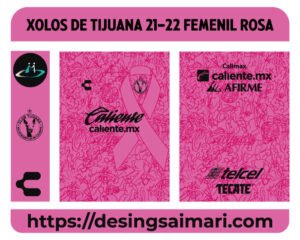 XOLOS DE TIJUANA 21-22 FEMENIL ROSA