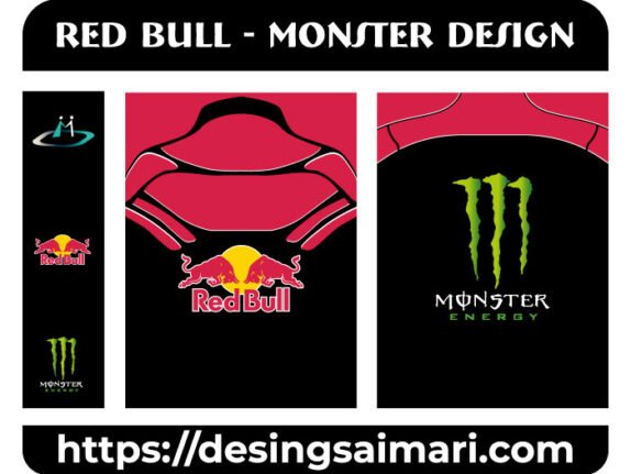 RED BULL - MONSTER DESIGN