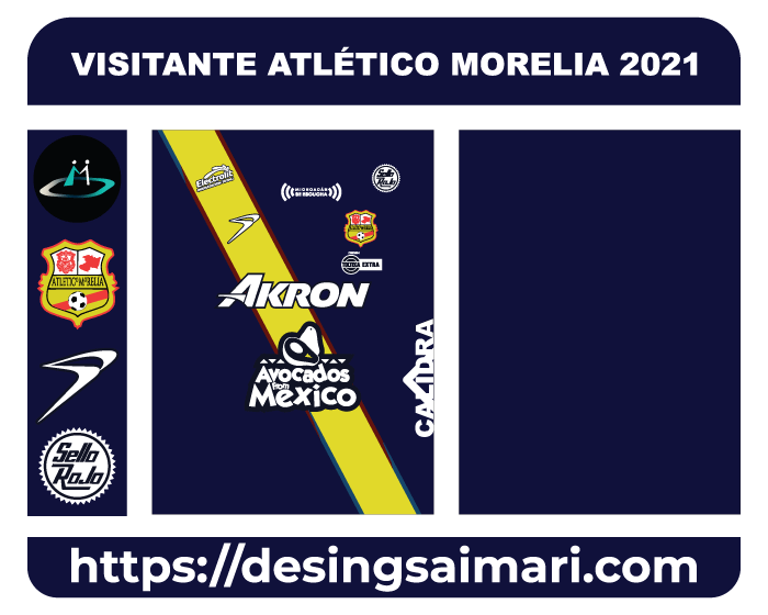 Visitante Atlético Morelia 2021-22