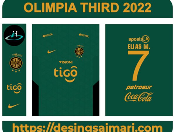 Camiseta Olimpia Third 2022