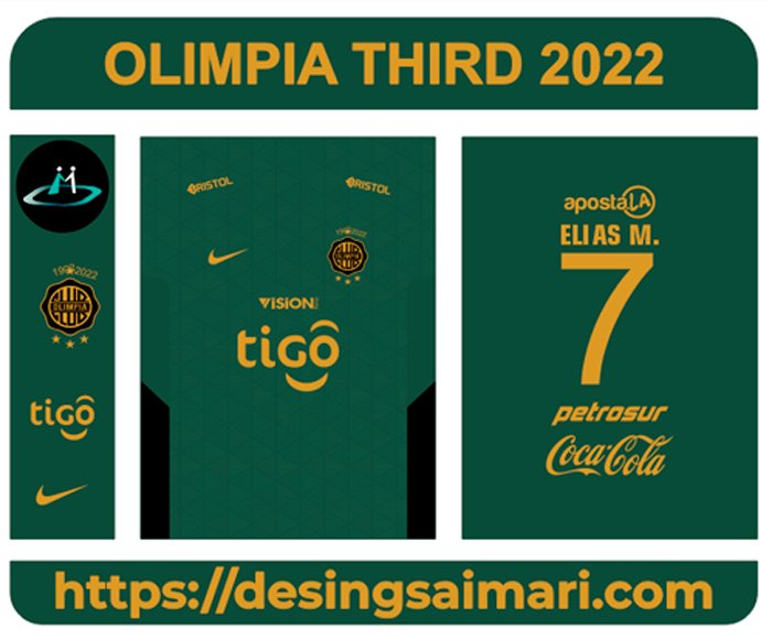 Camiseta Olimpia Third 2022