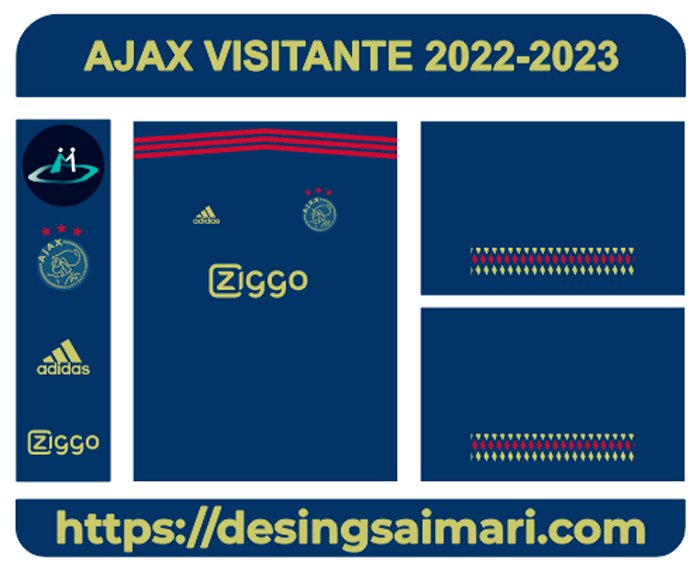 Ajax Visitante 2022-2023