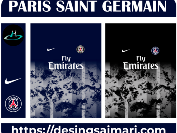 Desings Paris Saint Germain Black Concept