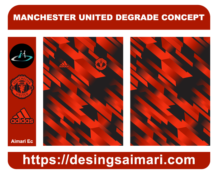 Manchester United Degrade Rojo Concept
