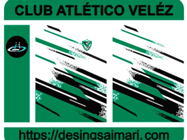 Club Atlético Veléz Grunge Vector