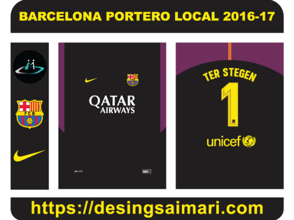 Barcelona Portero Local 2016-17