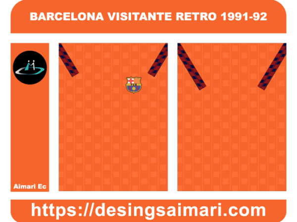 Barcelona Visitante Retro 1991-92