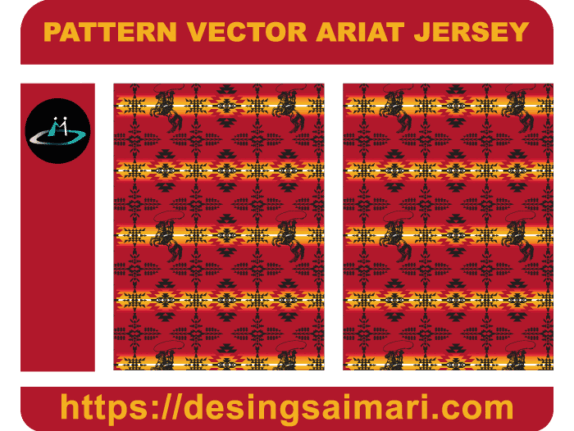 PATTERN VECTOR ARIAT JERSEY