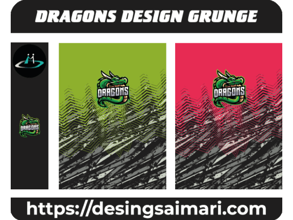 DRAGONS DESIGN GRUNGE