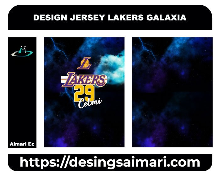 DESIGN JERSEY LAKERS GALAXIA
