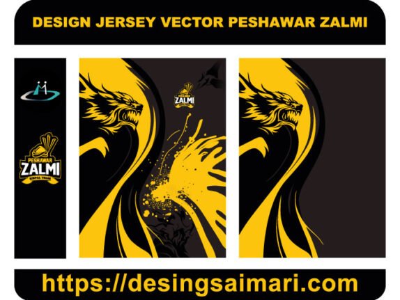 DESIGN JERSEY VECTOR PESHAWAR ZALMI