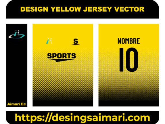 DESIGN YELLOW JERSEY VECTOR