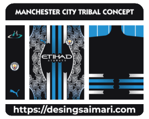 MANCHESTER CITY TRIBAL CONCEPT