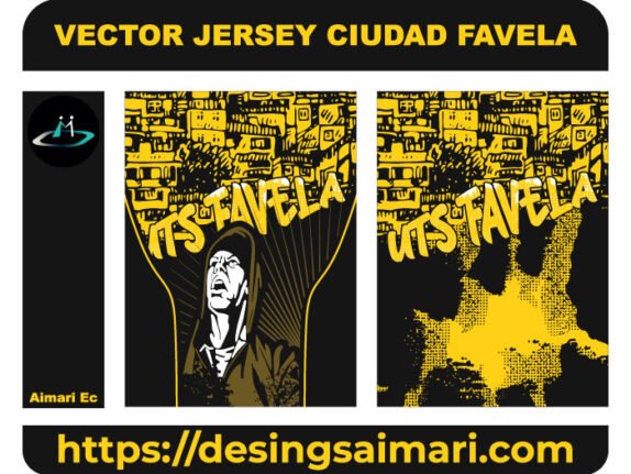 VECTOR JERSEY CIUDAD FAVELA