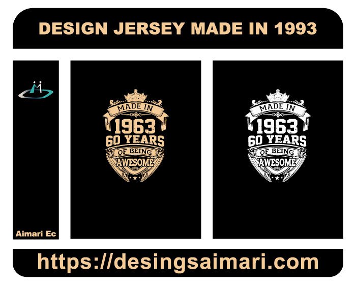 DESIGN JERSEY MADE IN 1993