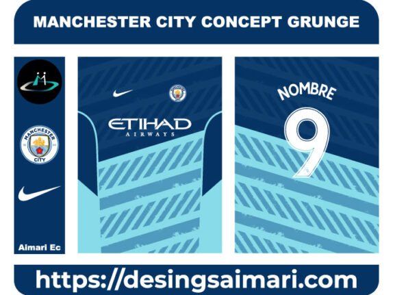 MANCHESTER CITY CONCEPT GRUNGE