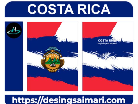 Costa Rica Republic Grunge