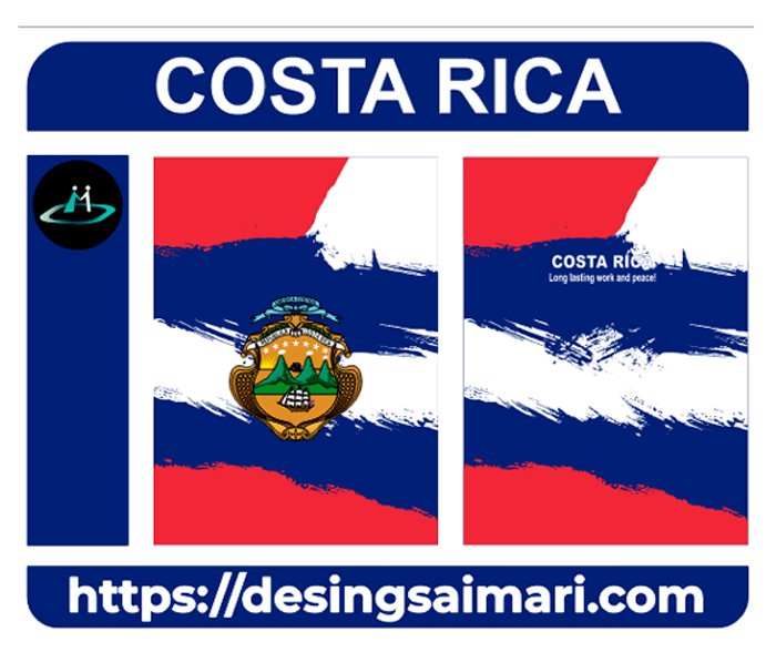 Costa Rica Republic Grunge