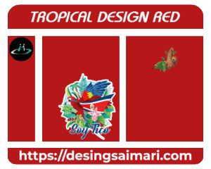 TROPICAL DESIGN RED