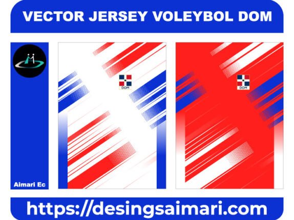 VECTOR JERSEY VOLEYBOL DOM