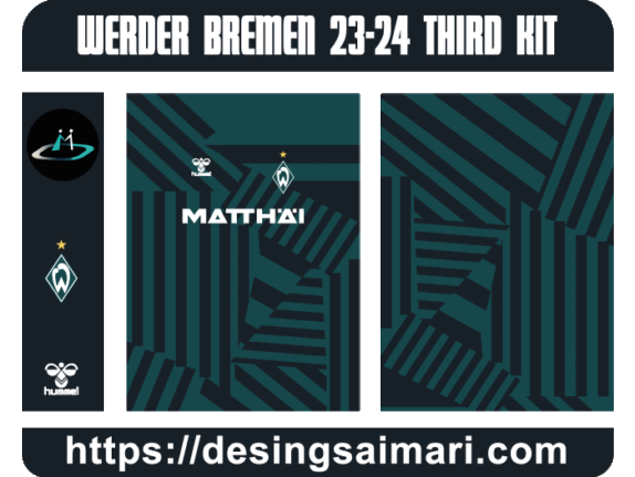 WERDER BREMEN 23-24 THIRD KIT