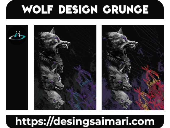 WOLF DESIGN GRUNGE