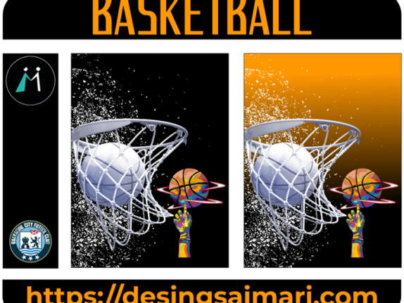 Basketball-Desings-Grunge-Black