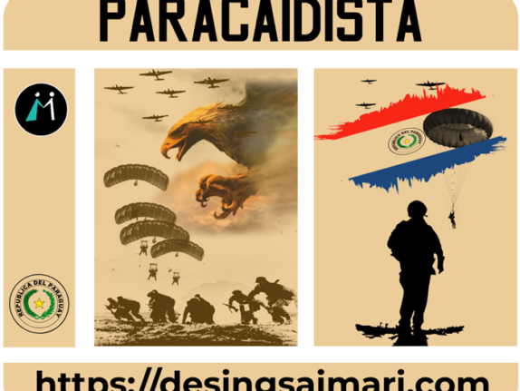 Paracaidista Paraguay Grunge