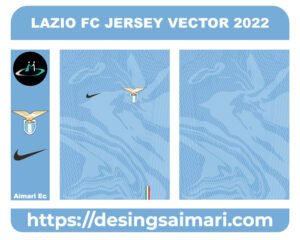 LAZIO FC JERSEY VECTOR 2022