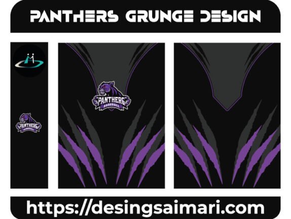 PANTHERS GRUNGE DESIGN