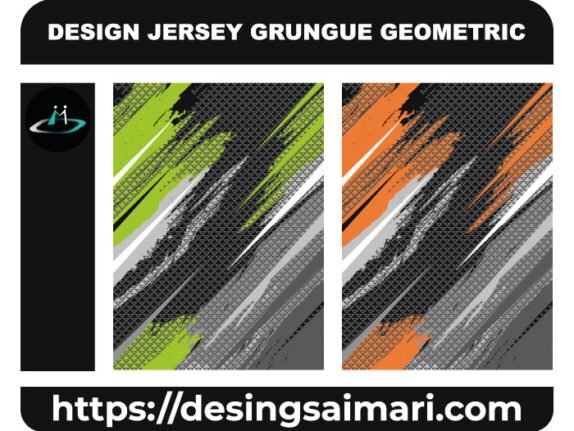 DESIGN JERSEY GRUNGUE GEOMETRIC