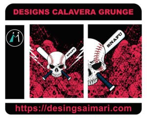 DESIGNS CALAVERA GRUNGE RED