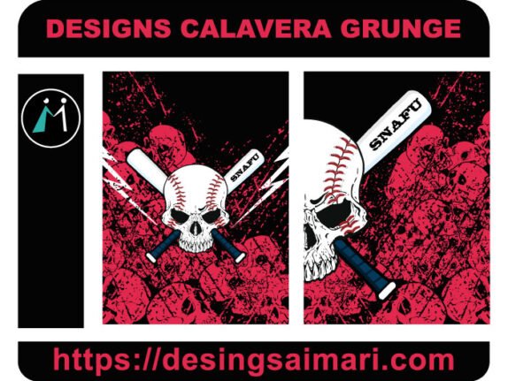 DESIGNS CALAVERA GRUNGE RED