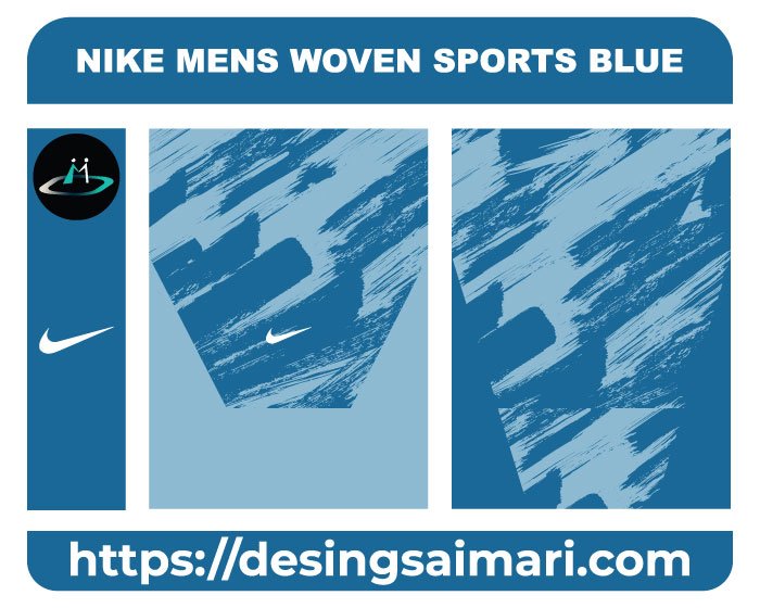 NIKE MENS WOVEN SPORTS BLUE