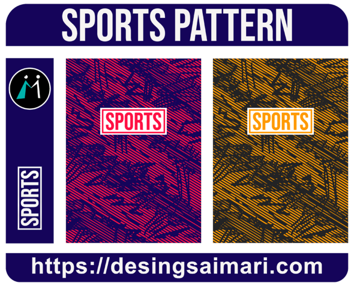 Sports Lines Grunge Red