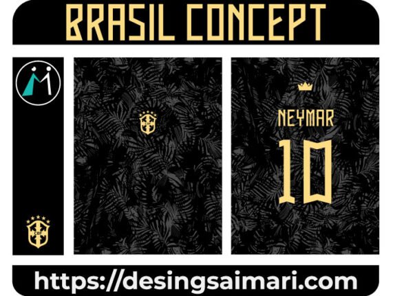 Brasil Concept 2023 Neymar Vector