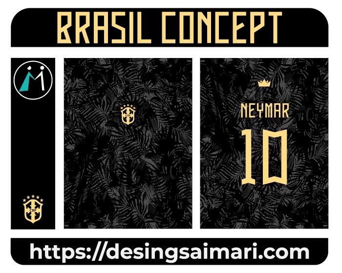 Brasil Concept 2023 Neymar Vector