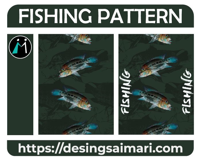 Fishing Pattern Sports vector jersey