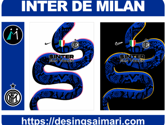 Inter Milan Concept 2024 Snake Vector