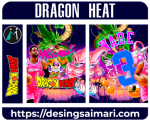 Miami Hehat Dragon Ballz Desings Vector