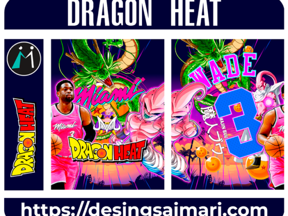 Miami Hehat Dragon Ballz Desings Vector