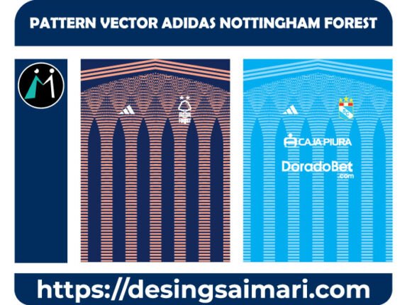 PATTERN VECTOR ADIDAS NOTTINGHAM FOREST