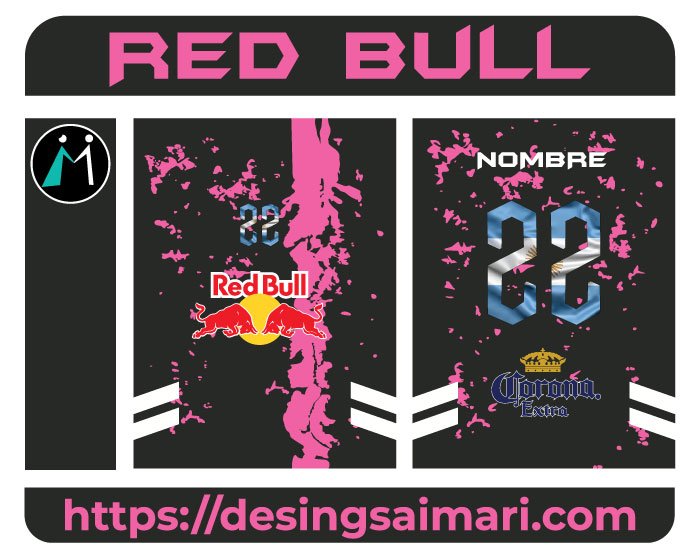 Red Bull Grunge Pink