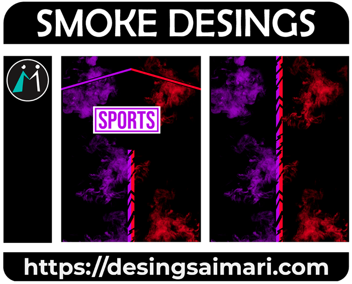 Smoke Desings Sports vector