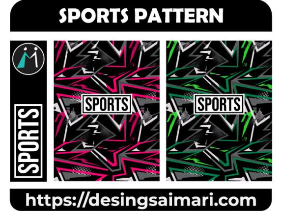 Sports Pattern Geometric Black