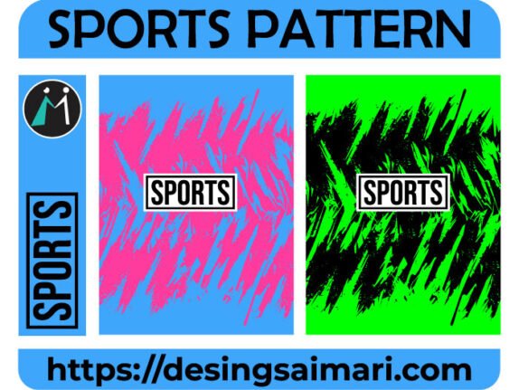 Sports Pattern Grunge Pink Green