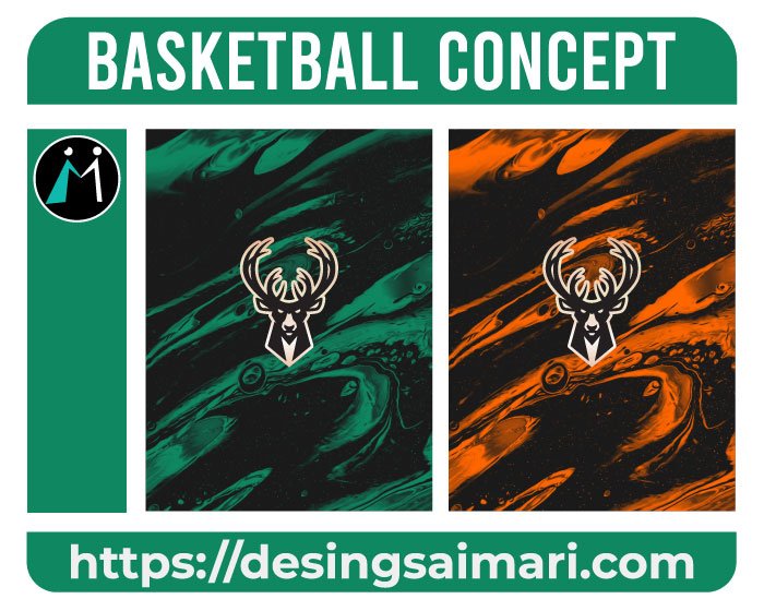 Basketball Bucks Concept Vector