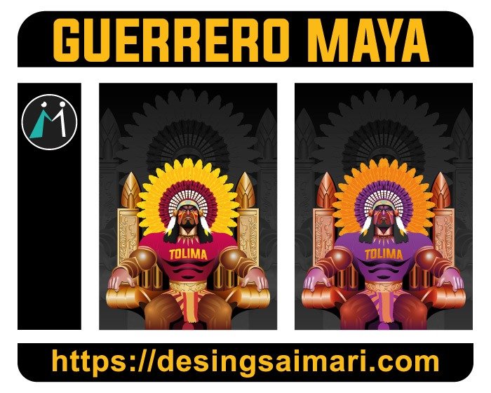 Guerreo maya sentado