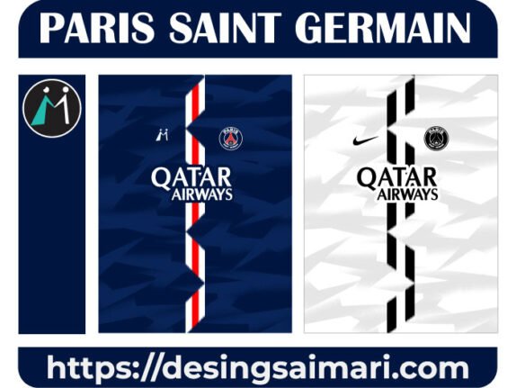 Paris Saint Germain 2024-25 Fantasy Concept Vector